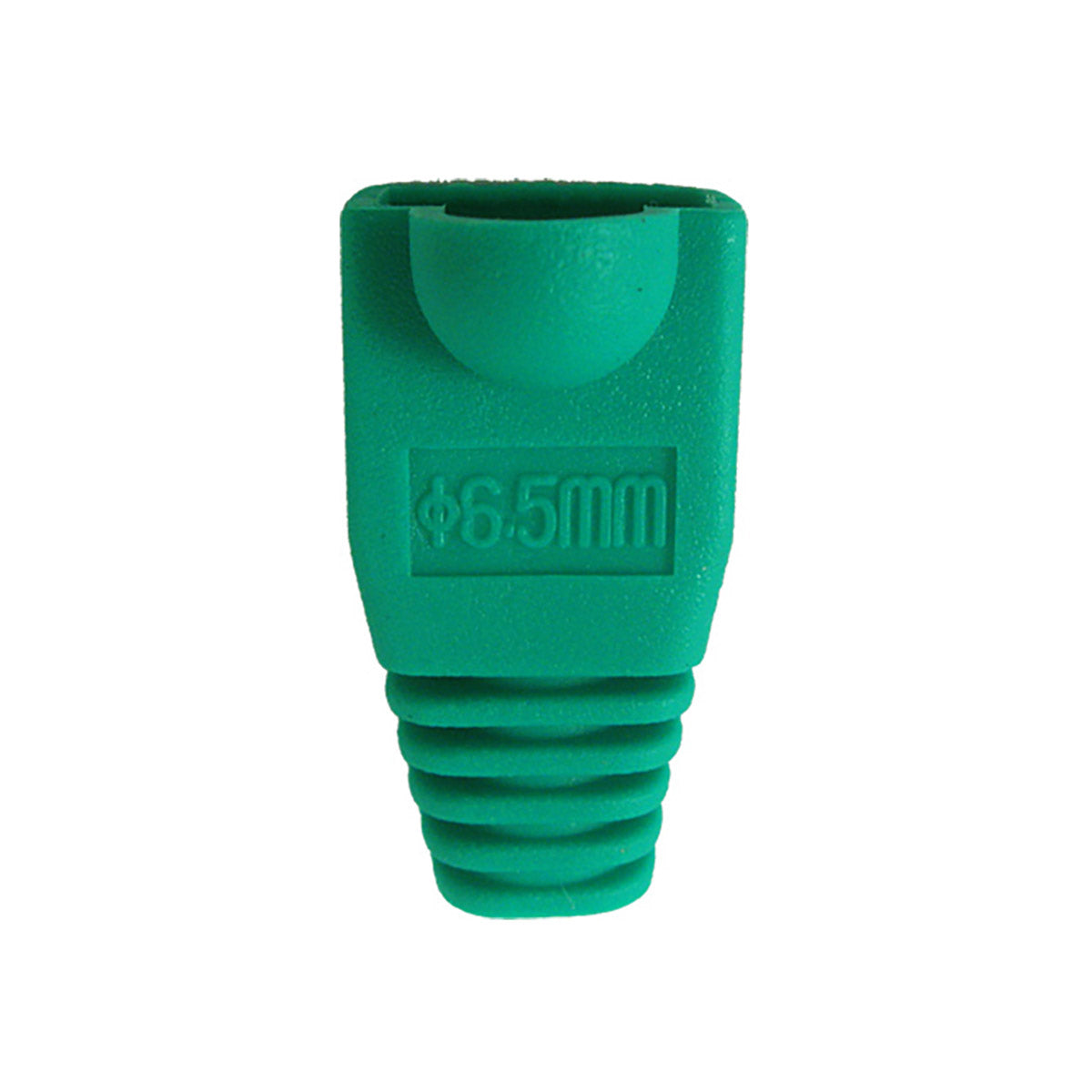 Botas RJ45 de Deslizamiento (CAT5E/CAT6) – Serie 015 - Verdes, Paquete de 10