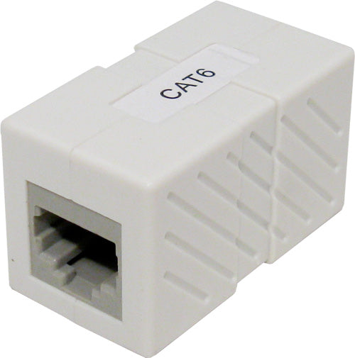 Acoplador en línea CAT6 - Blanco