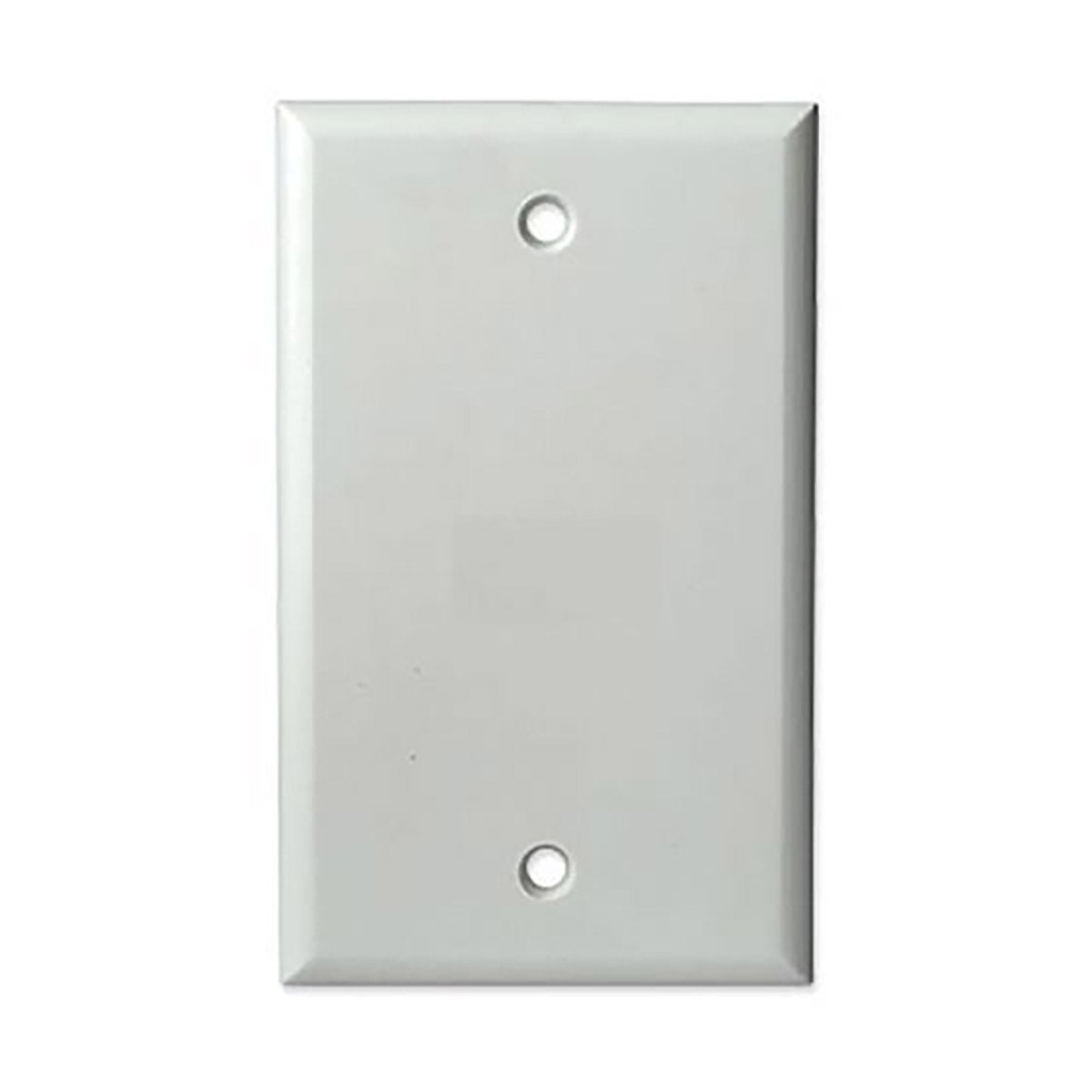 Placa ciega de pared de una unidad - Blanca