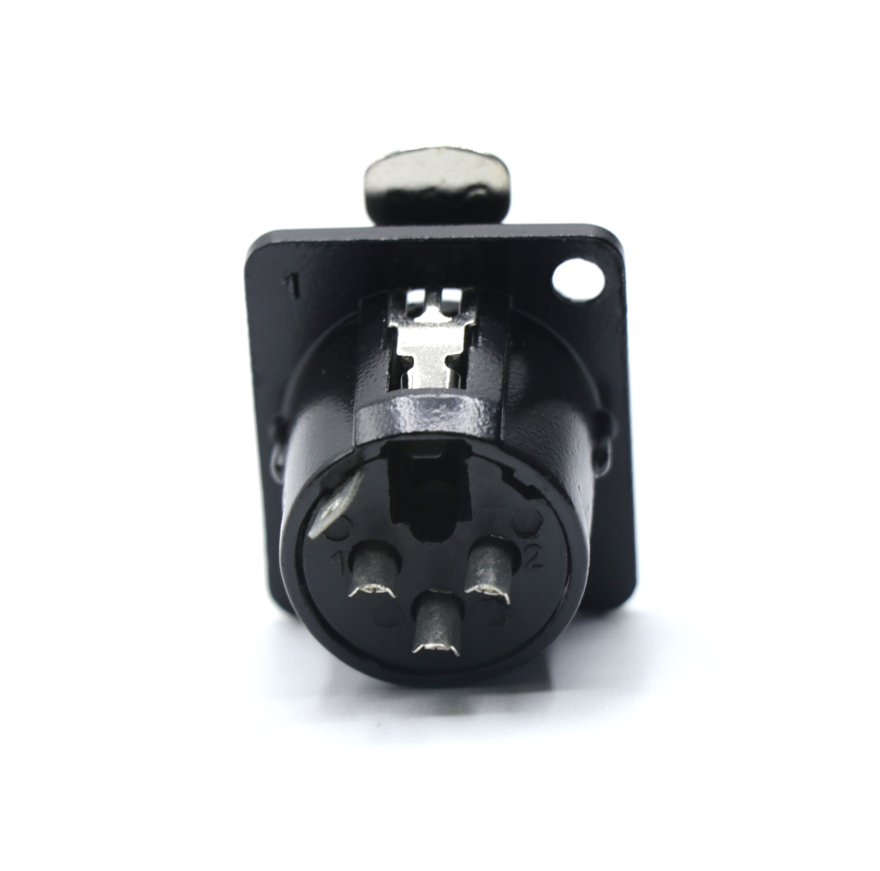 Montaje en Panel Hembra XLR