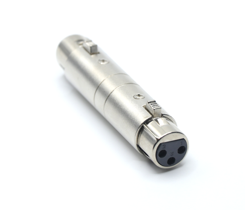 Adaptador XLR hembra a XLR hembra