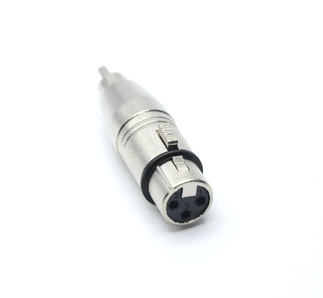 Adaptador XLR Hembra a RCA Macho