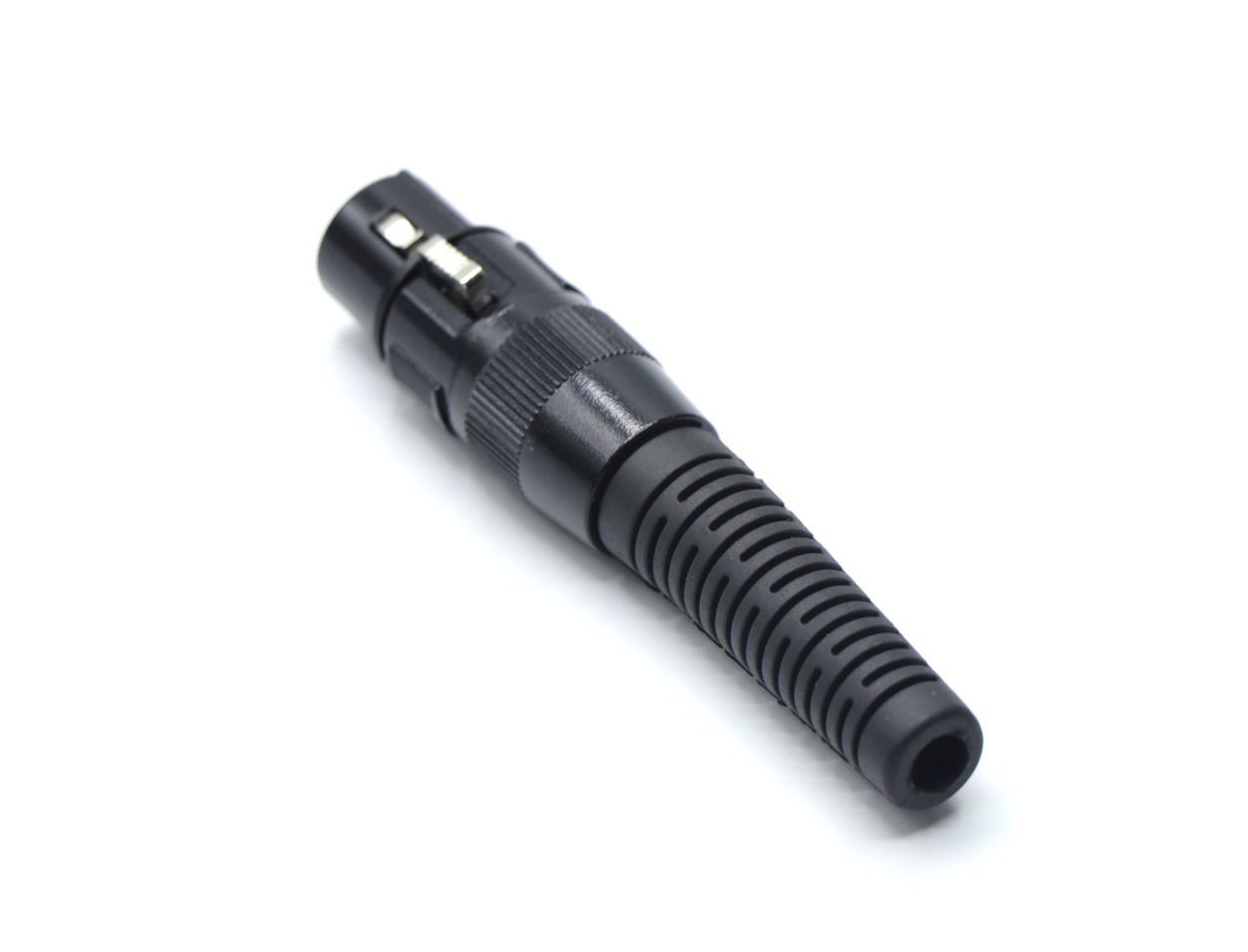 Conector XLR hembra con bota larga