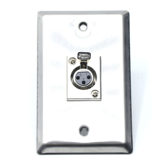 XLR Female Wall Plate