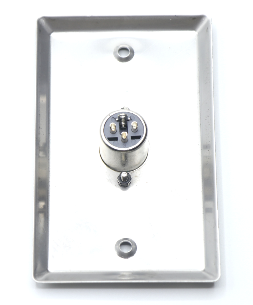 Placa de pared XLR macho