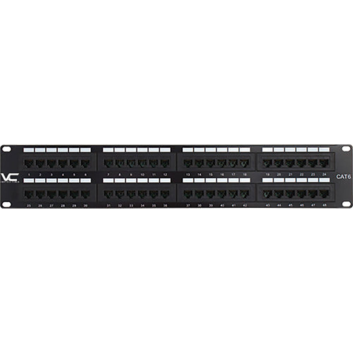 CAT6 48-Port, 110 IDC Patch Panel | 2U
