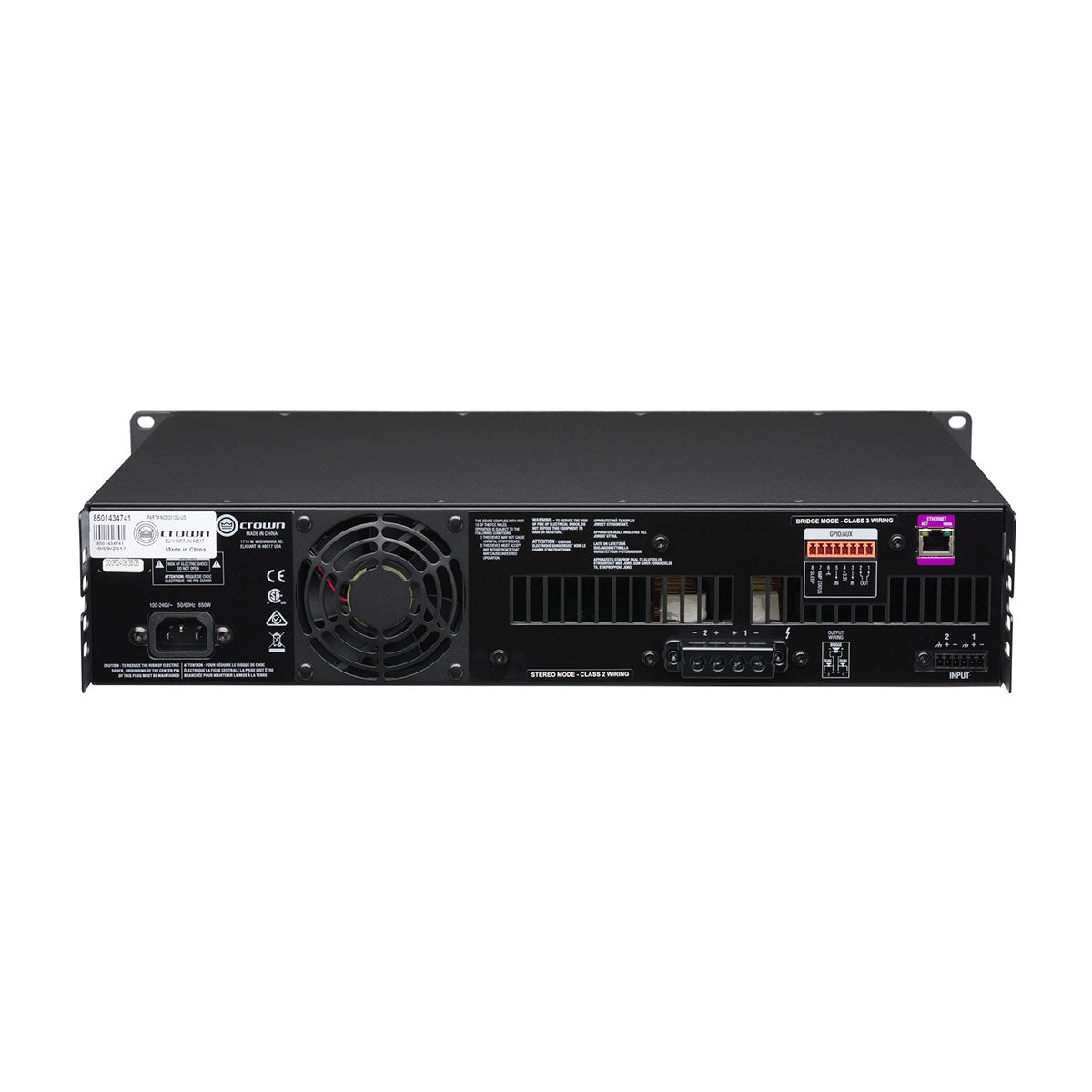 CDI2-1200 - 2x1200W CROWN 70v POWER AMP