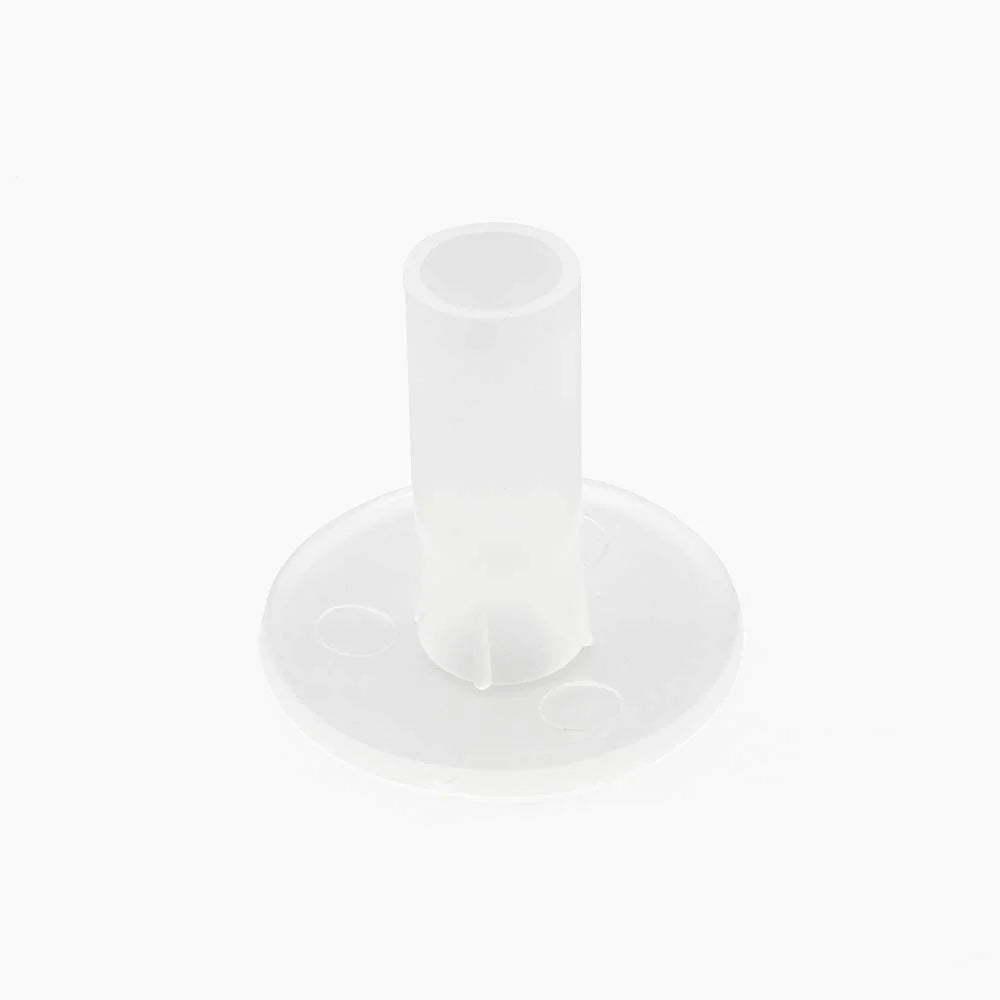 Pasamuros RG6 de alimentación simple - Transparentes, paquete de 100