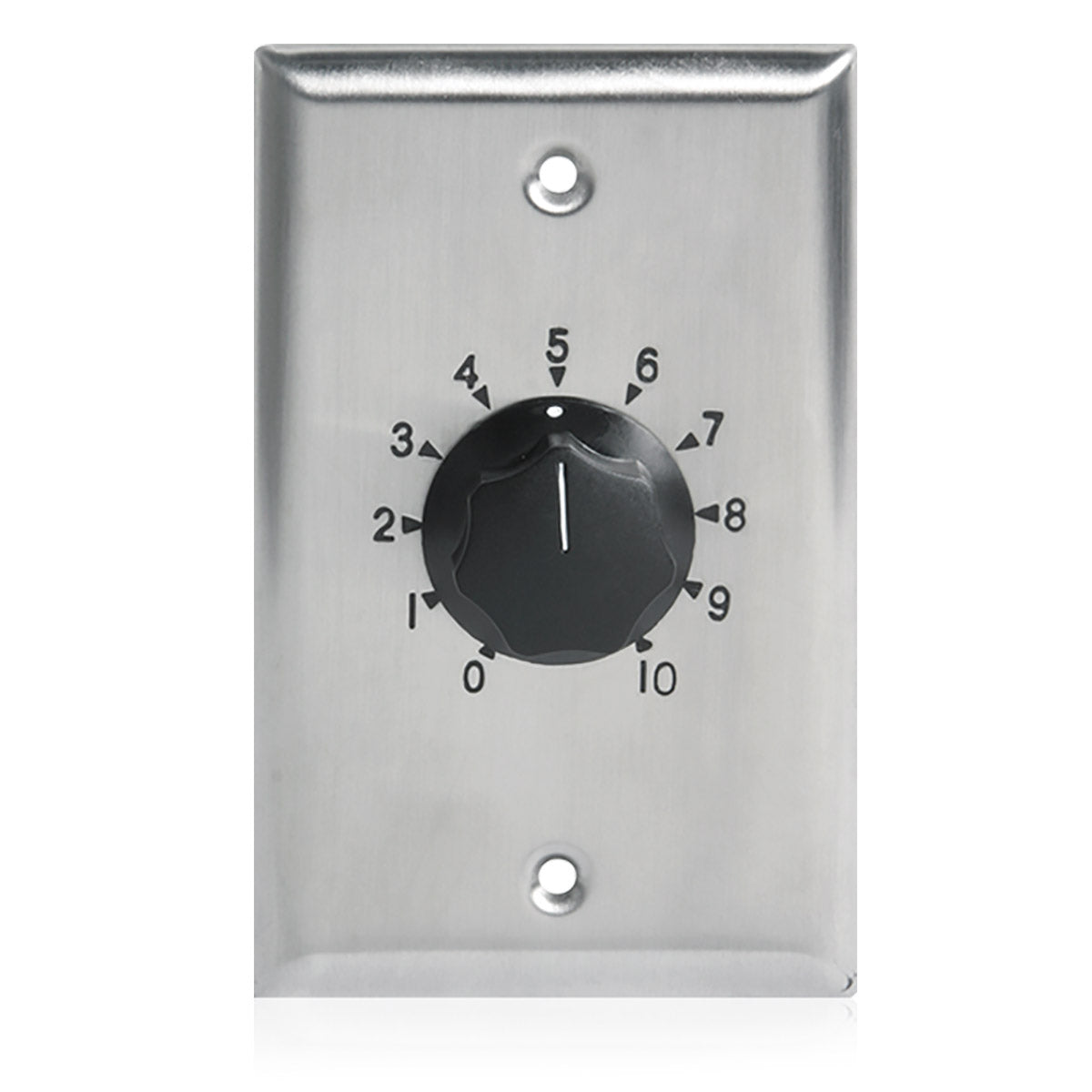 AT100 - 100 Watt Single Gang Stainless Steel 70.7V Commercial Attenuator