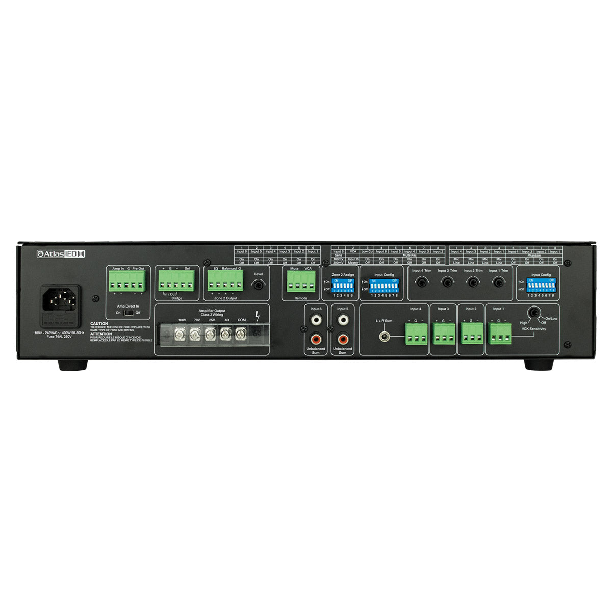 AA240G - 6-Input, 240-Watt Mixer Amplifier