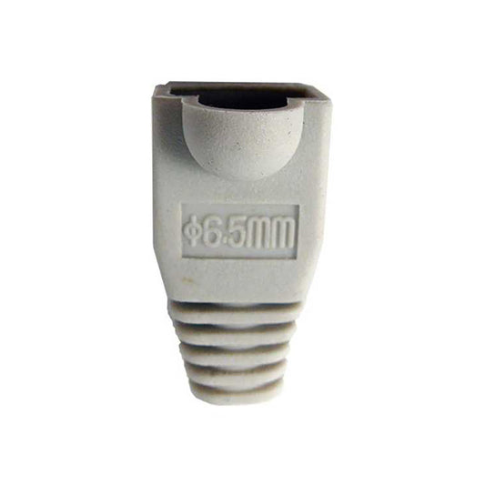 RJ45 Slip-On Boots (CAT5E/CAT6) – 015 Series - Grey, 10 Pack