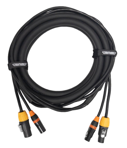 True1 Compatible Male to Female with 3 Pin DMX Combo Cable