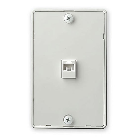 Telephone Wall Mounted Plate - Kitchen - White