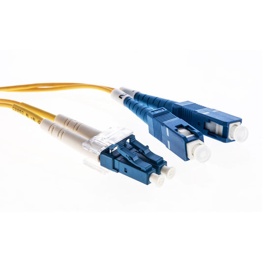SSF™ OS2 LC/UPC-SC/UPC PATCH CABLE 3.0MM RISER 2M [3DOS2LCSC02M-UPC]