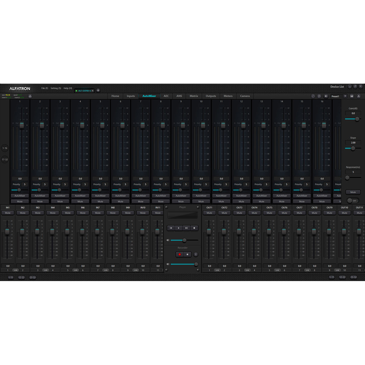 8x8 Audio Digital Sound Processor