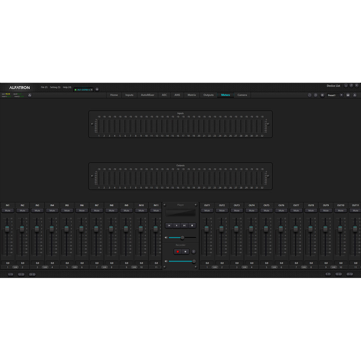 8x8 Audio Digital Sound Processor