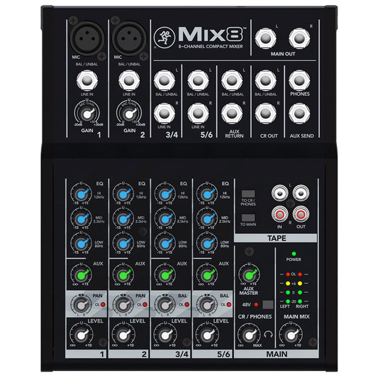 Mix8 8-Channel Compact Mixer