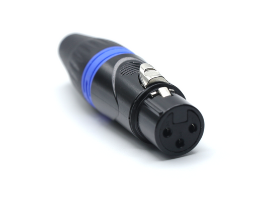 XLR Female with Blue Ring