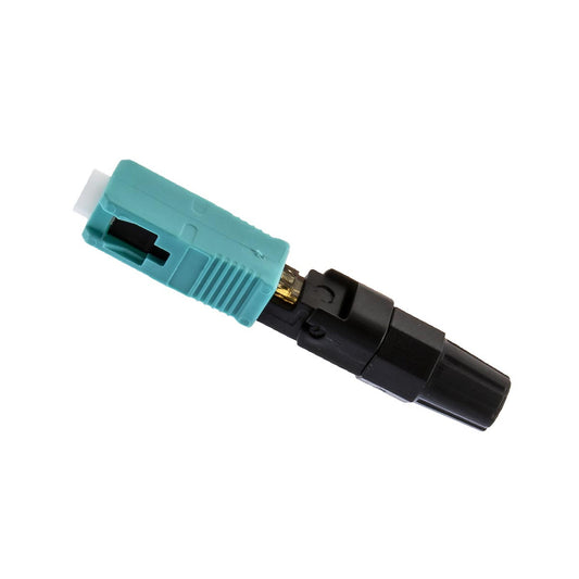 SSF™ SC Multimode OM3-4 Connector for 250µm, 900µm, 2mm, 3mm - 25 Pack [SSF-SC-MMFPC-25]