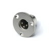 Round XLR Male Panel Mount