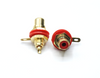 2PK Panel Mount Female RCA Connector