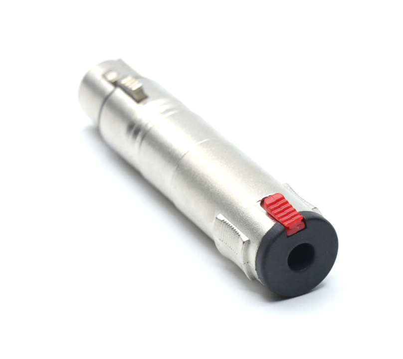 XLR Female to 1/4" Female Stereo Adapter