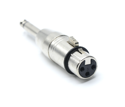 XLR Female to 1/4" Mono Plug Adapter