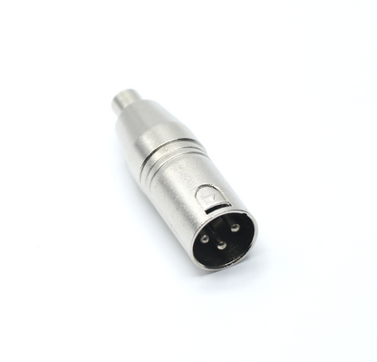 XLR Male to RCA Female Adapter