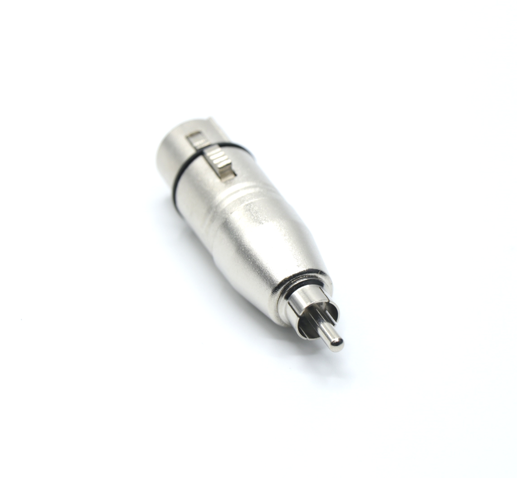 XLR Female to RCA Male Adapter