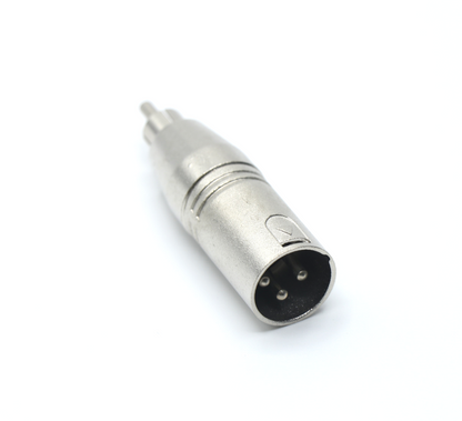 XLR Male to RCA Male Adapter