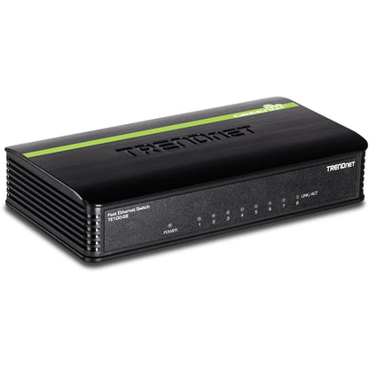 8-Port 10/100 Mbps GREENnet Switch