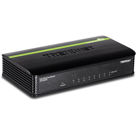 8-Port 10/100 Mbps GREENnet Switch