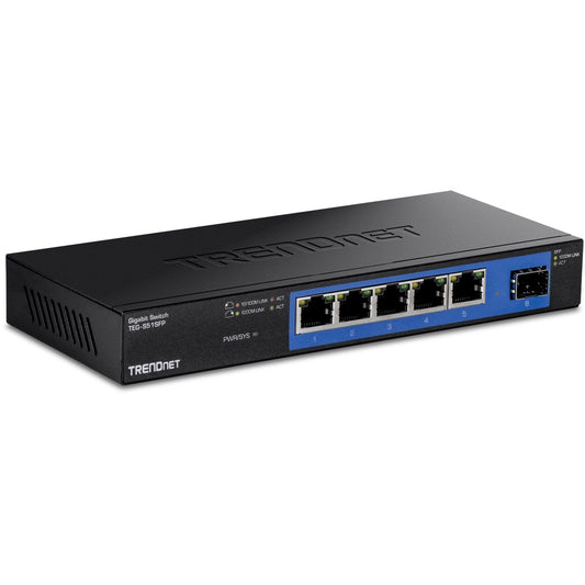5-Port Gigabit Switch with SFP Slot