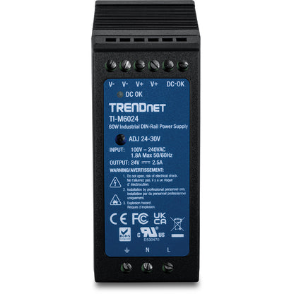 TI-M6024 - 60W Industrial DIN-Rail Power Supply (Version V2)