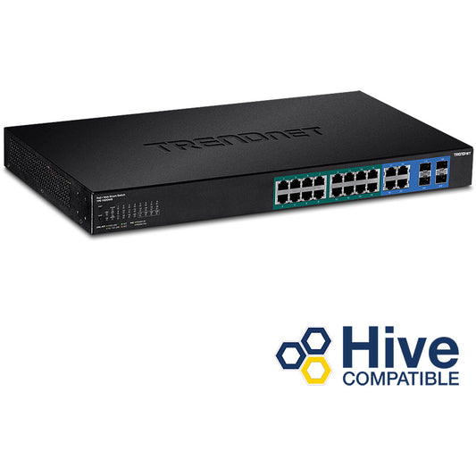 TPE-1620WS - Conmutador PoE+ inteligente Gigabit de 20 puertos