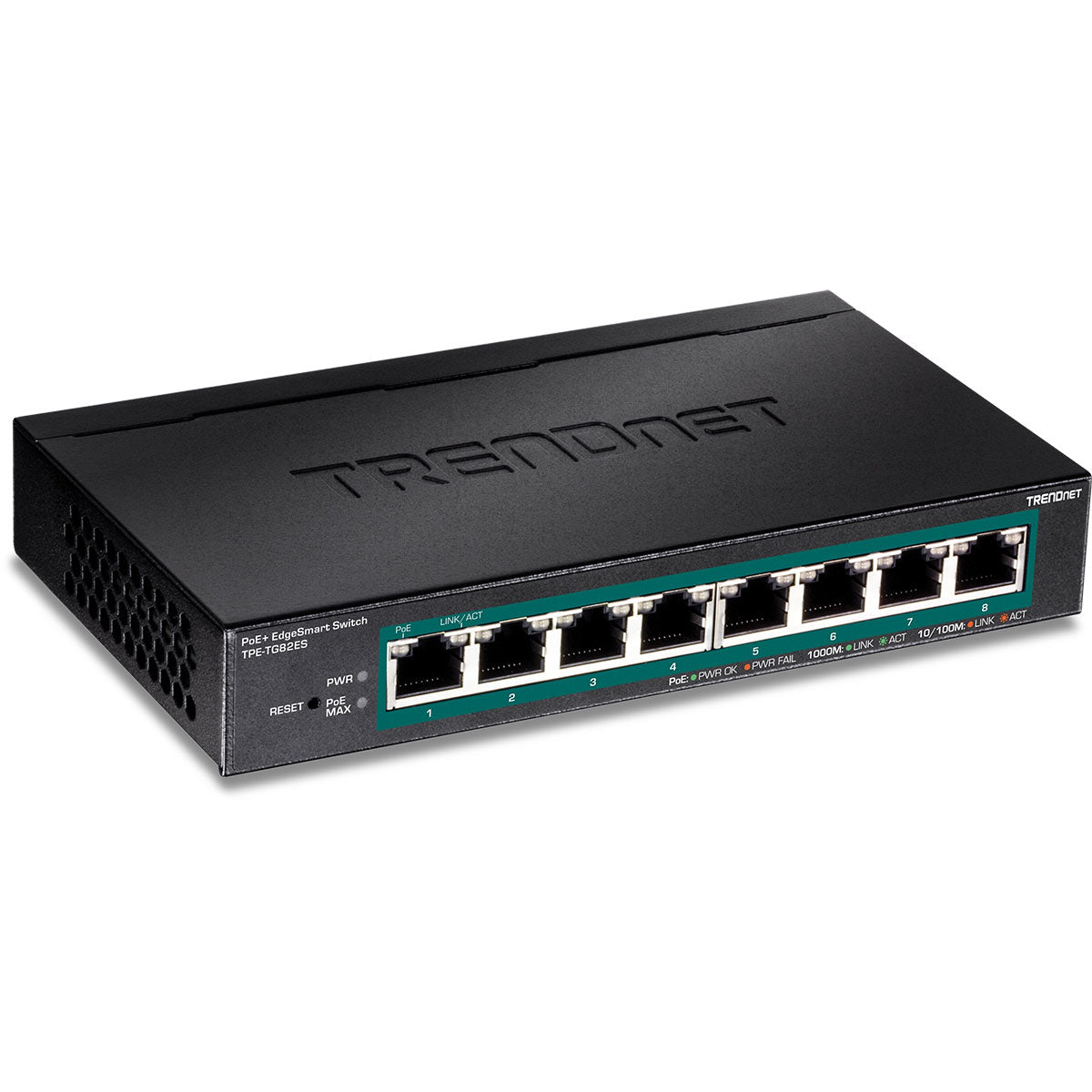 TPE-TG82ES - 8-Port Gigabit EdgeSmart PoE+ Switch