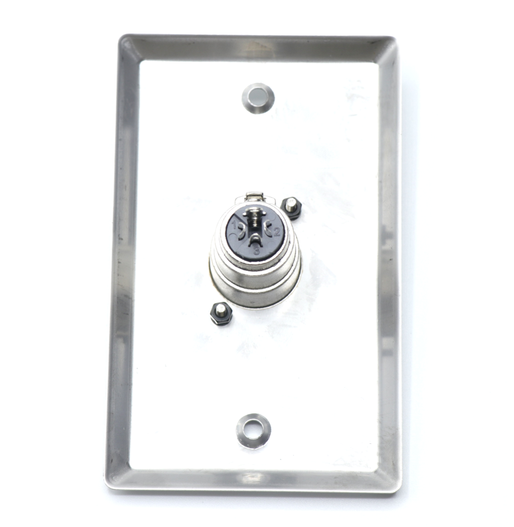 XLR Female Wall Plate