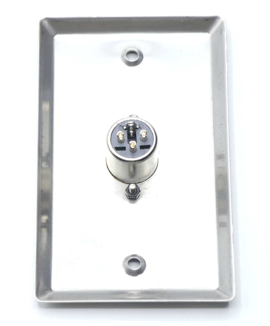 XLR Male Wall Plate