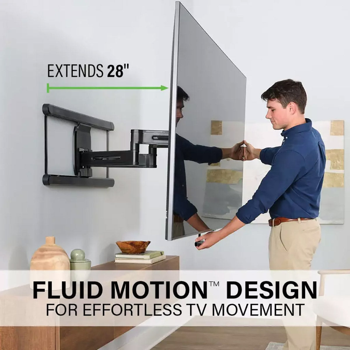 VLF828 - Advanced Full-Motion 4D® + Shift™ TV Wall Mount for TVs 42"-90"