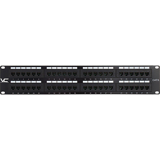 CAT6 48-Port, 110 IDC Patch Panel | 2U