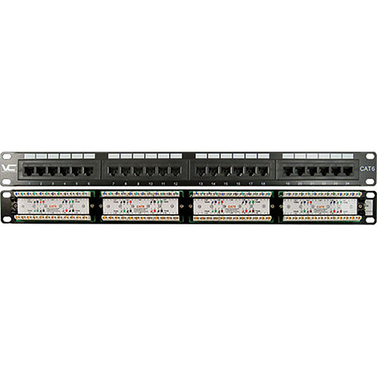 CAT6 24 Port 110 IDC Patch Panel | 1U