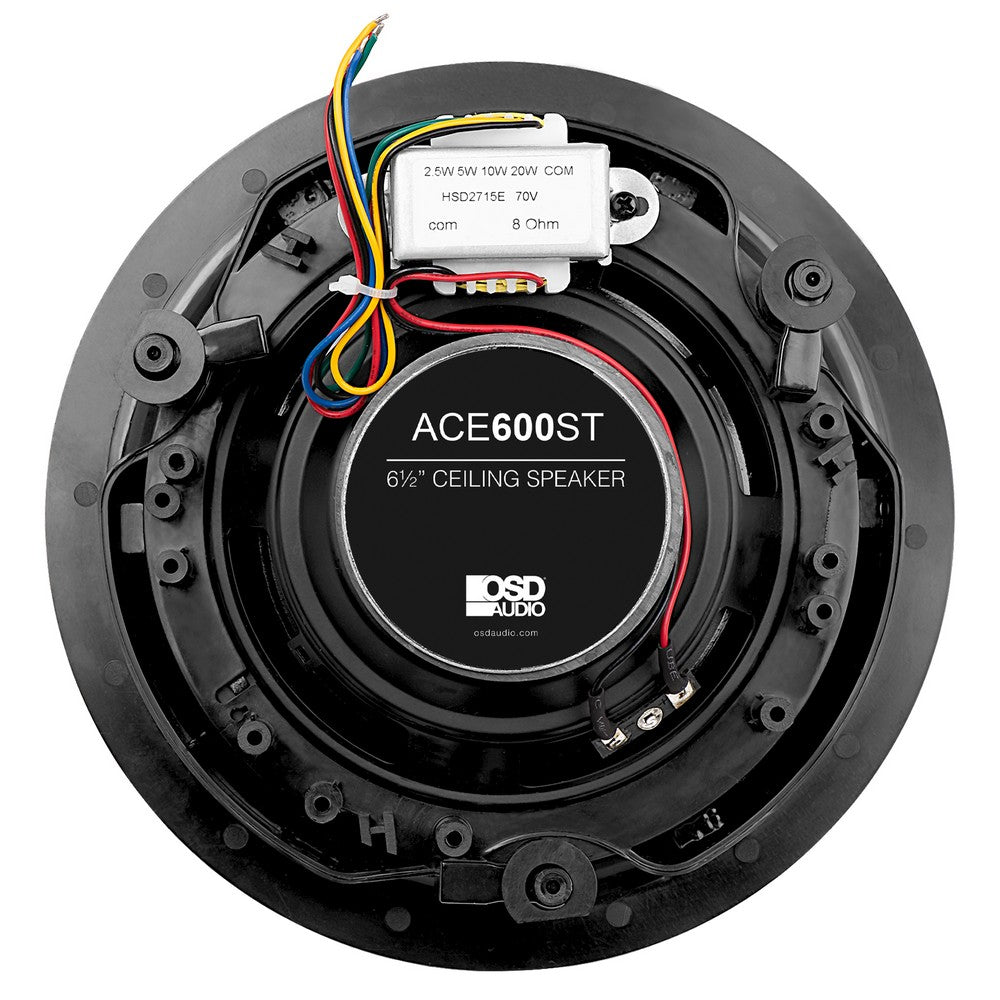 6.5" Trimless Thin Bezel 2-Way In-Ceiling Speaker Pair - ACE600