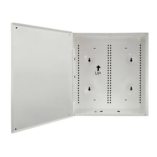 14" Metal Structure Can Panel with Cover - White