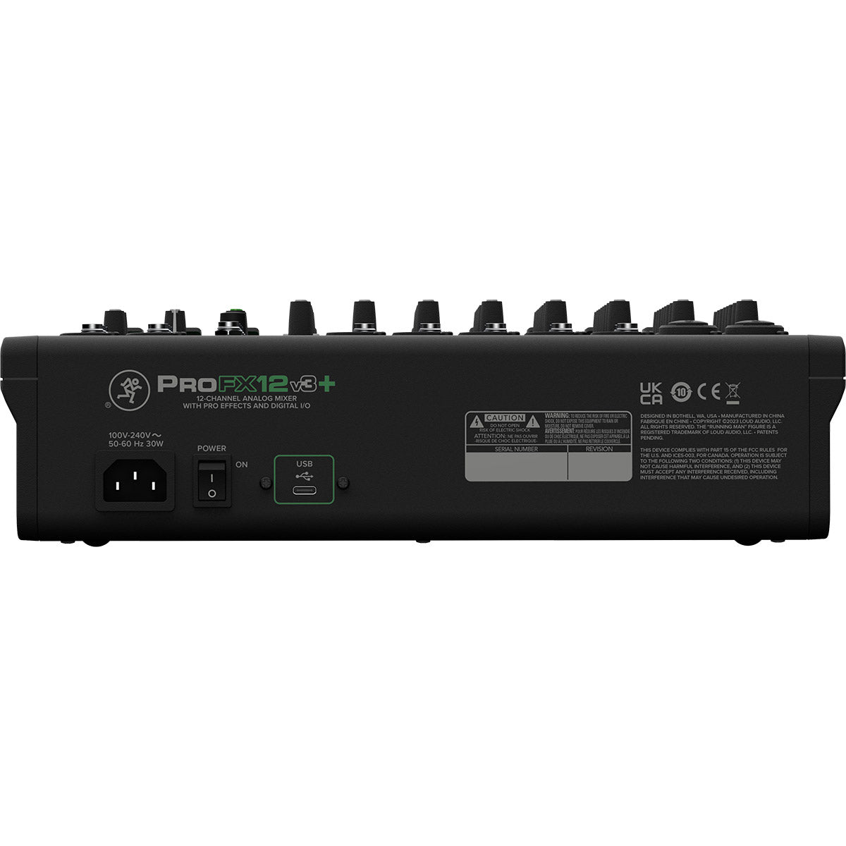 ProFX12v3+ 12-Channel Analog Mixer with Enhanced FX, USB Recording Modes & Bluetooth®