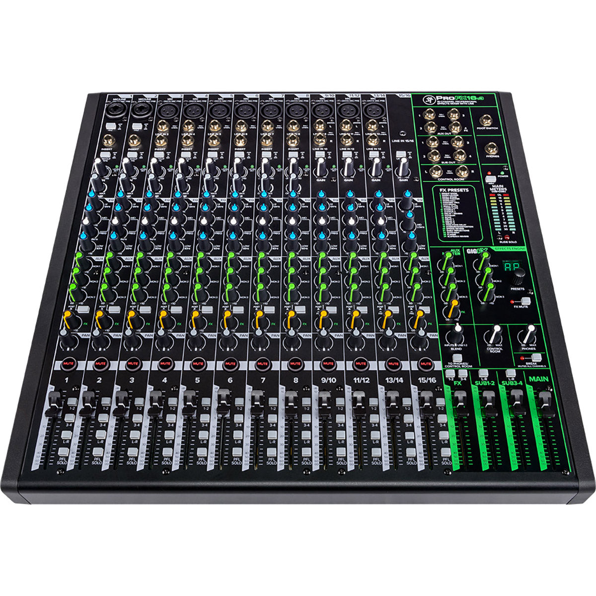 ProFX16v3 16-Channel Professional Analog Mixer with USB