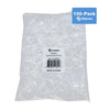 RG6 Single Feed Through Bushings - Clear 100 Pack